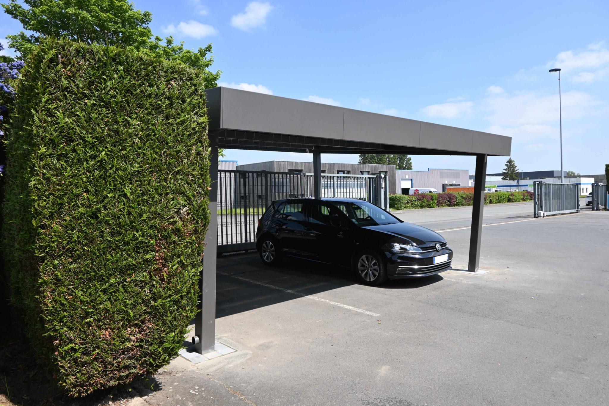 Carport Solaire Avec Panneaux Photovolta Ques Matterne Outdoor