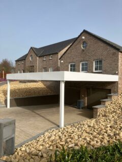 Carport blanc à waremme
