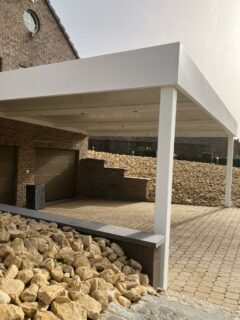 Carport blanc à waremme